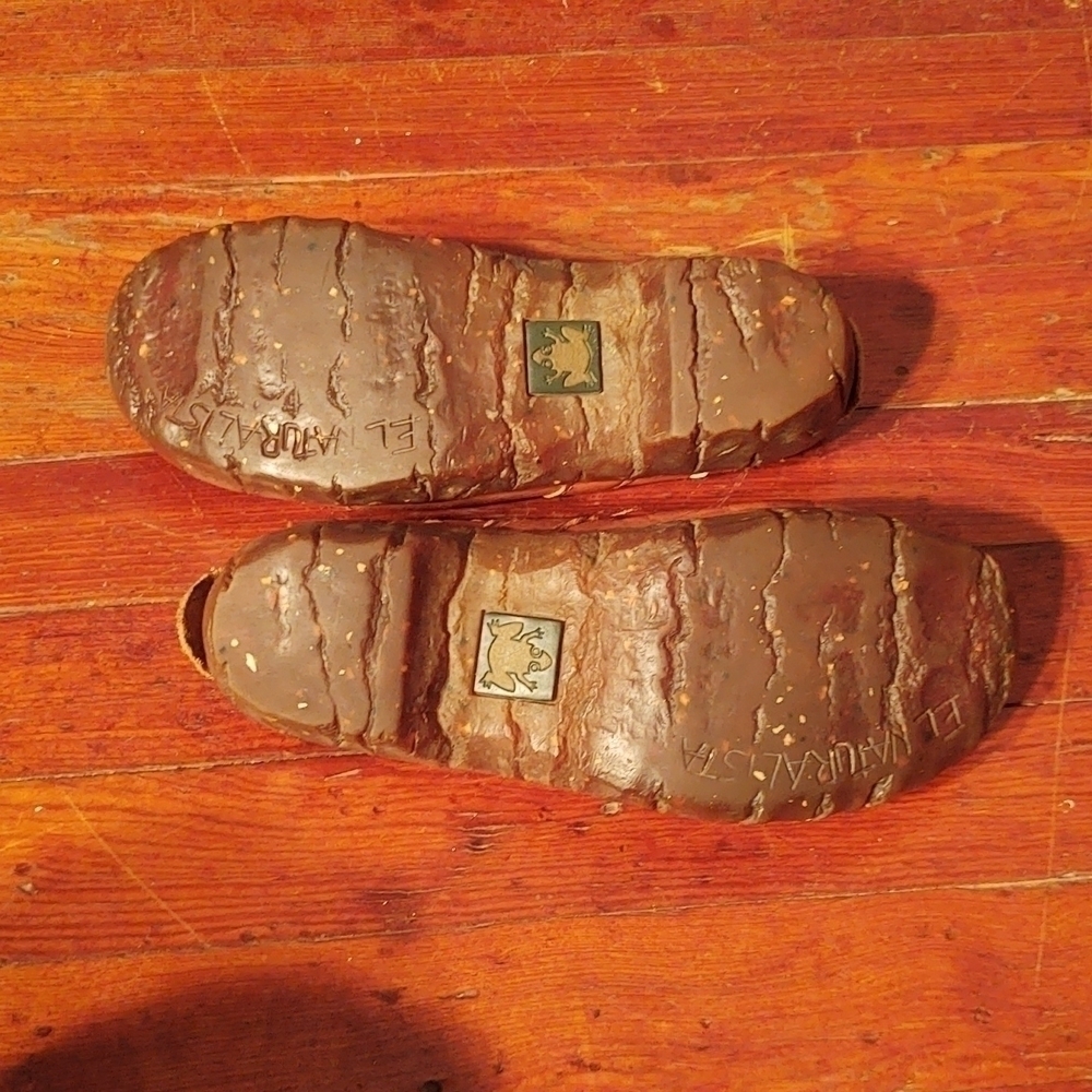 El Naturalista Tan Leather Clogs Sz EU 37 / US 7 - Picture 11 of 11